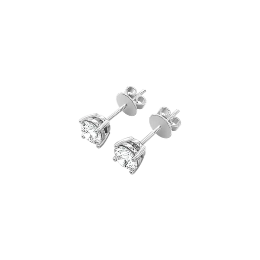 Martina | Natural 0.40ct Diamond 4 Claw Studs