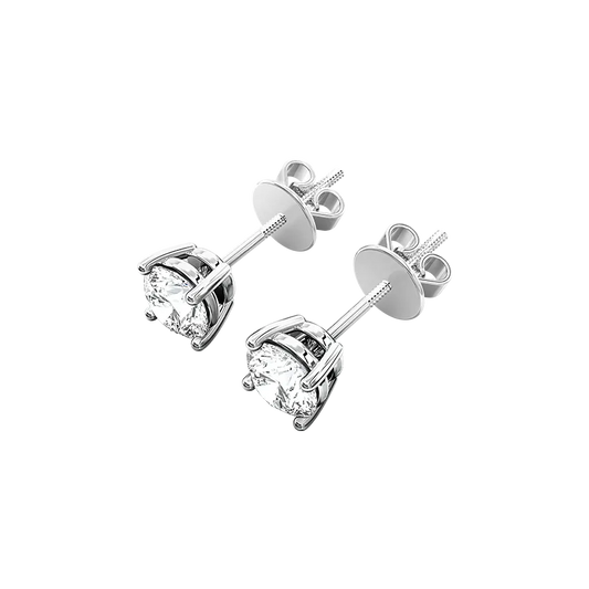 Andria | Natural 0.70ct Diamond 4 Claw Studs