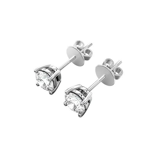 Emily | Natural 0.80ct Diamond 4 Claw Studs