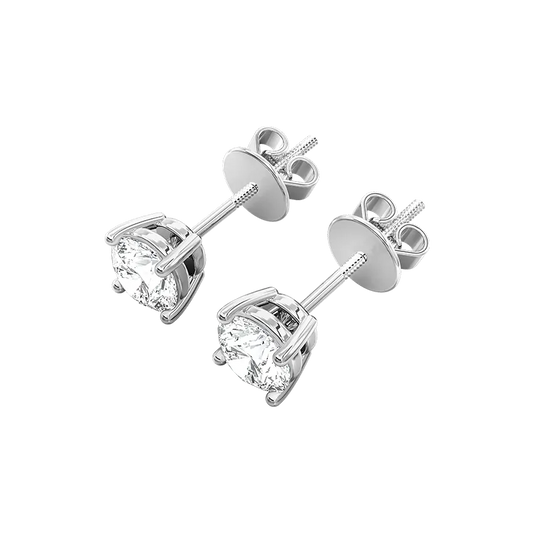 Nadi | Natural 0.90ct Diamond 4 Claw Studs