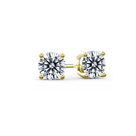 Zena | Natural 1.00ct Diamond 4 Claw Studs