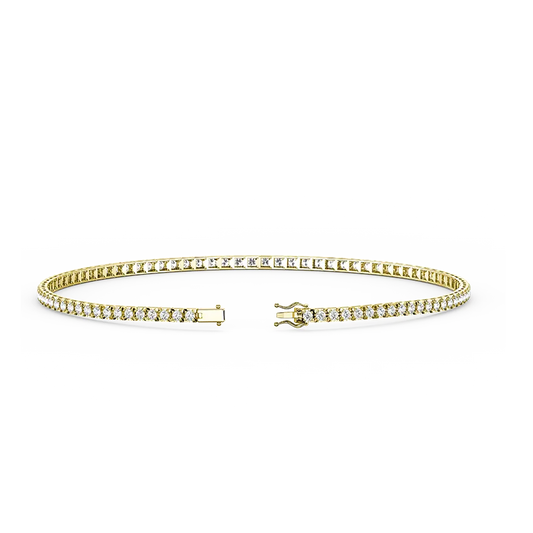 Paige | Natural 1ct Illusion Bracelet