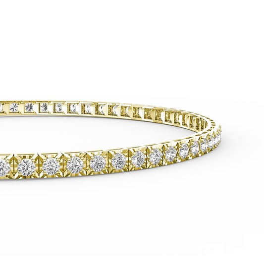 Madonna | Natural 2ct Illusion Bracelet
