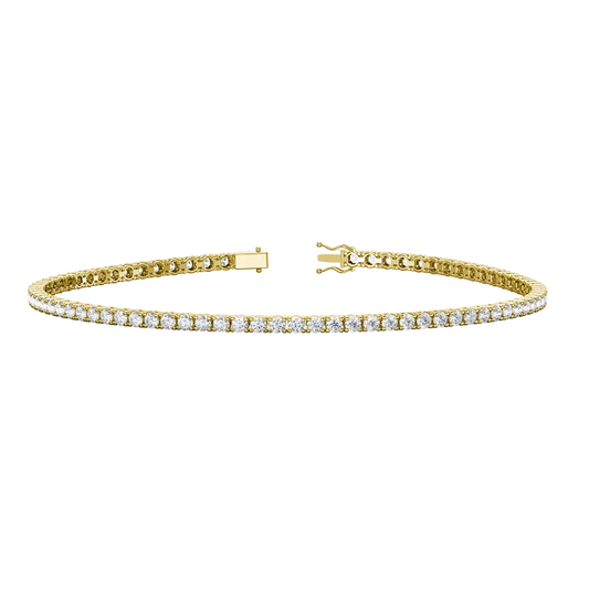 Carly | Natural 2.00ct Diamond Tennis Bracelet