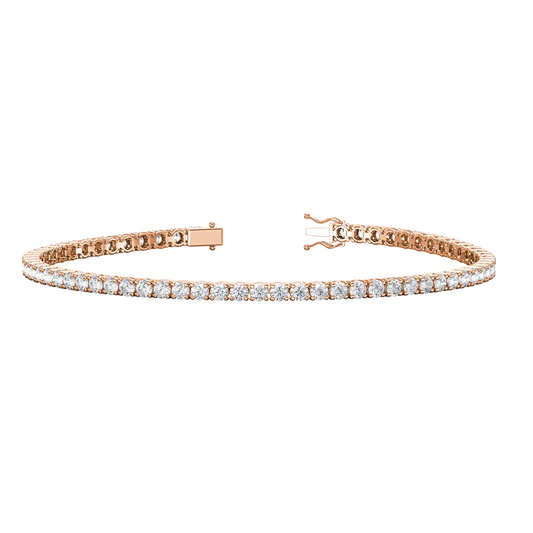 Frances | Natural 3.00ct Diamond Tennis Bracelet