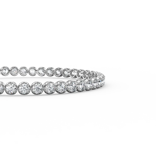 Adelaide | Natural 4.00ct Diamond Tennis Bracelet