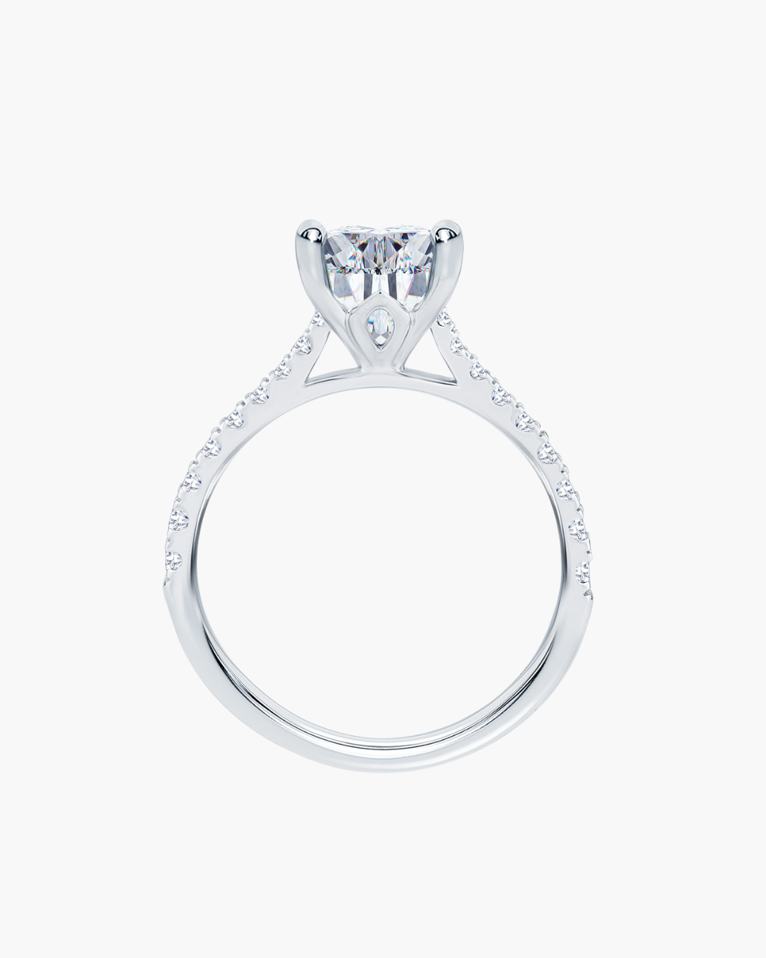 Mira | Pear Cut Solitaire Engagement Ring
