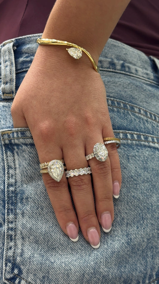 Maya - East West Set Bangle.