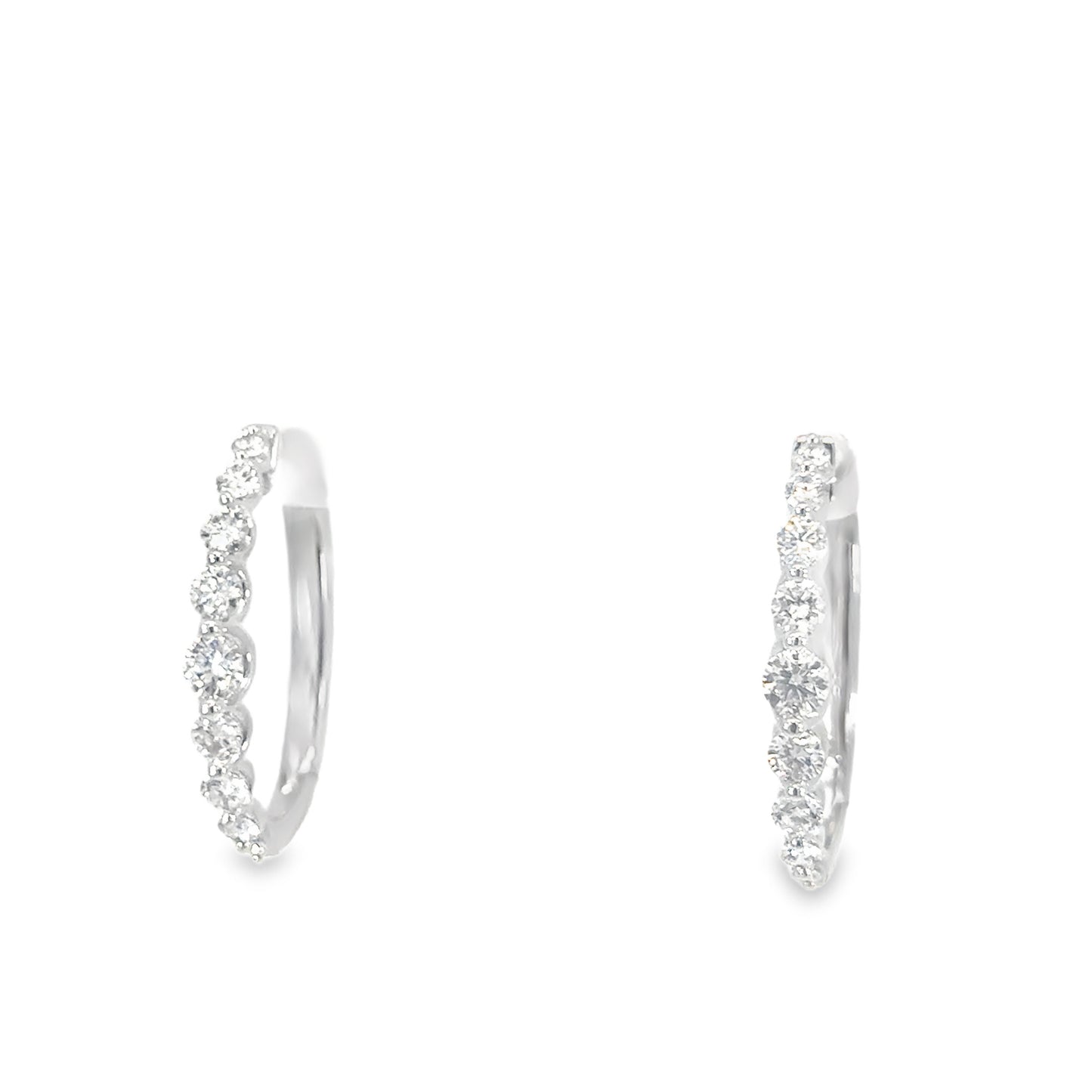 Amira - Lab Grown Diamond Hoop Earrings