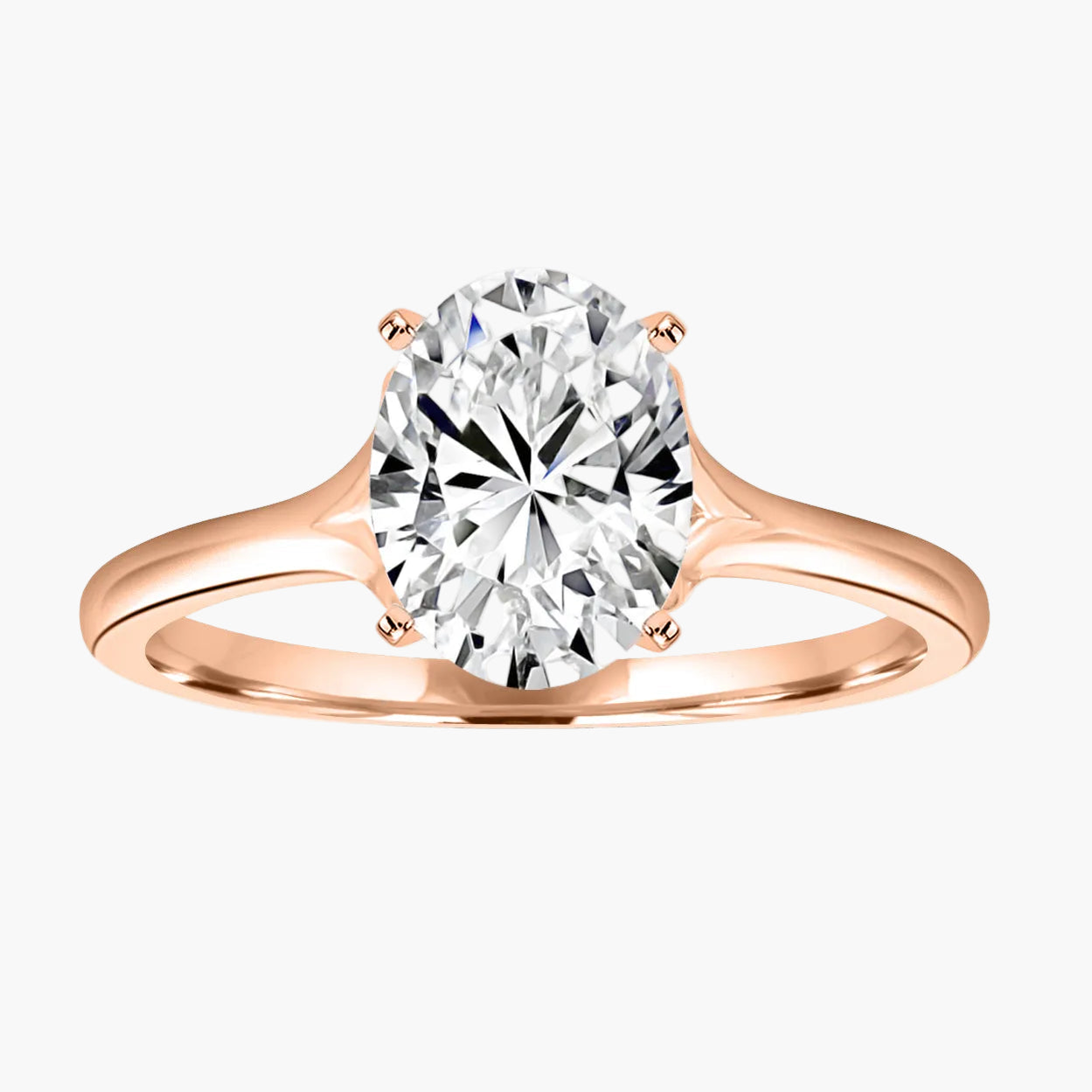Oval-Rose Gold|Oval|14K Rose Gold|18K Rose Gold
