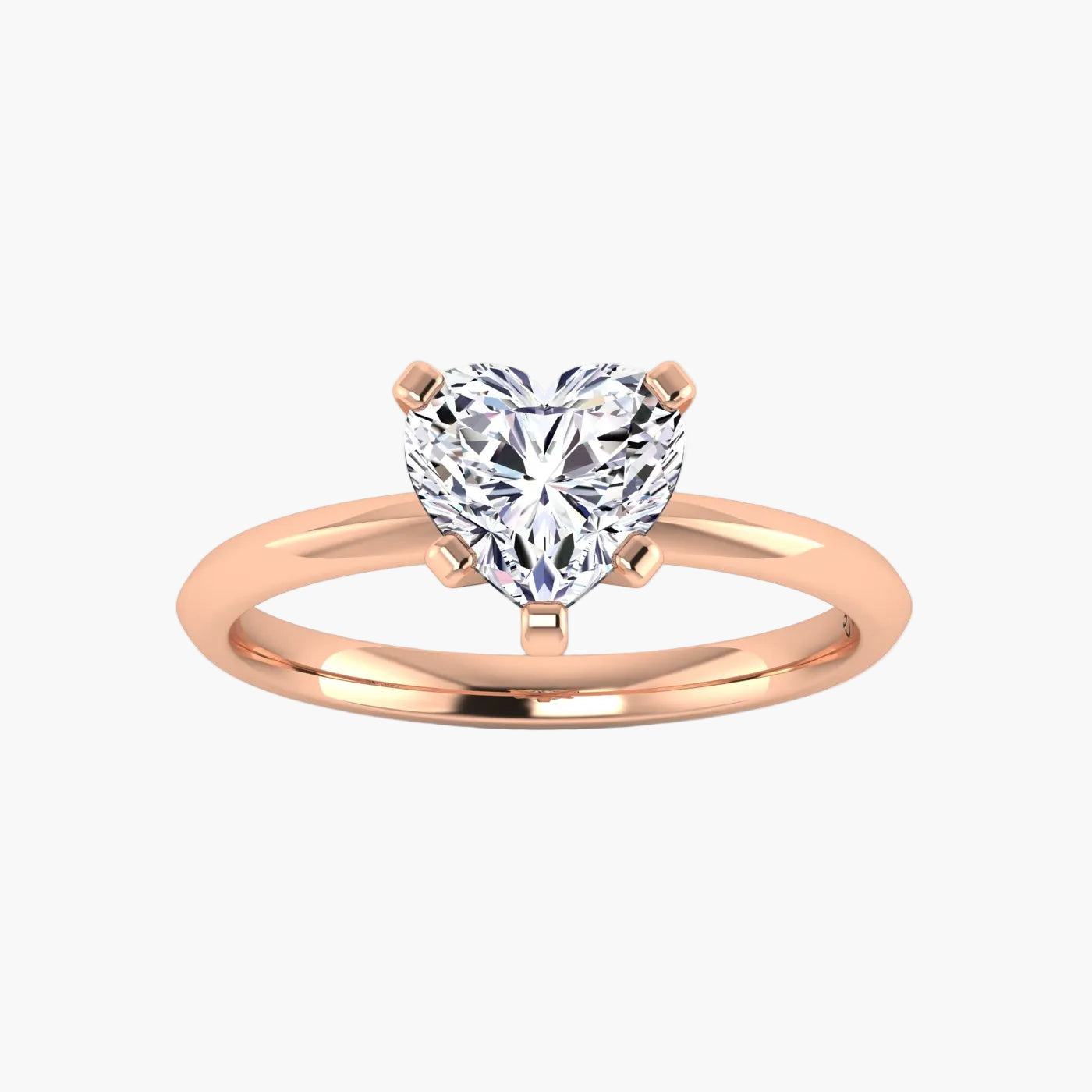 Heart-Rose Gold|Heart|14K Rose Gold|18K Rose Gold