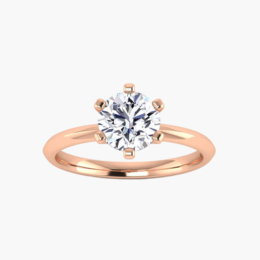 Round-Rose Gold|Round|14K Rose Gold|18K Rose Gold
