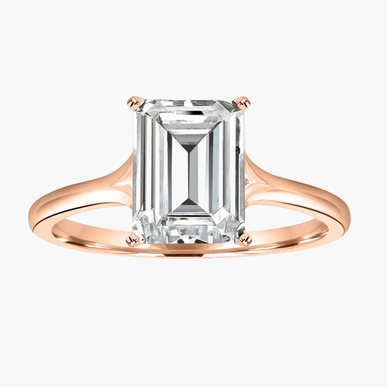 Emerald-Rose Gold|Emerald|14K Rose Gold|18K Rose Gold