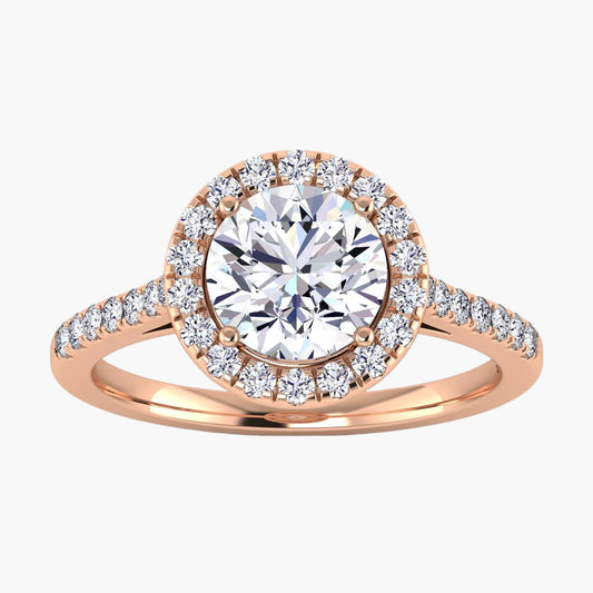 Round-Rose Gold|Round|14K Rose Gold|18K Rose Gold