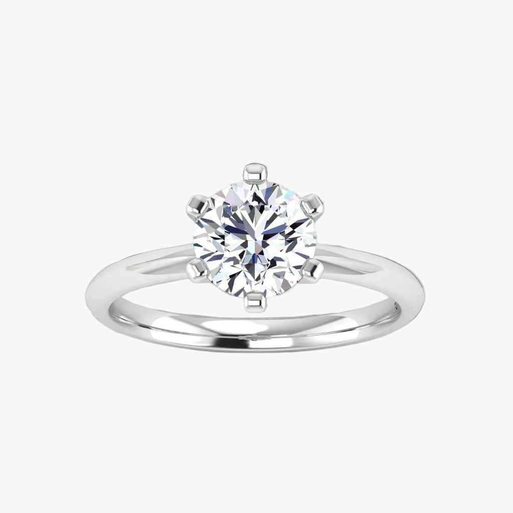 Round-White Gold|Round|14K White Gold|18K White Gold|Platinum