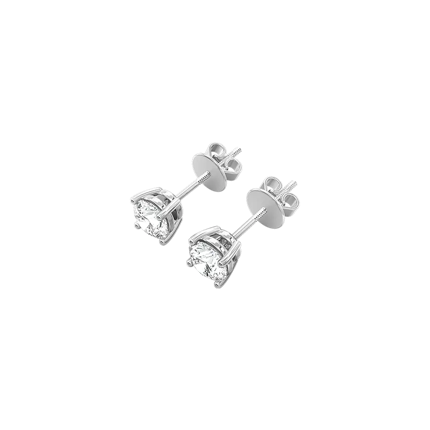 Martina | Natural 0.40ct Diamond 4 Claw Studs