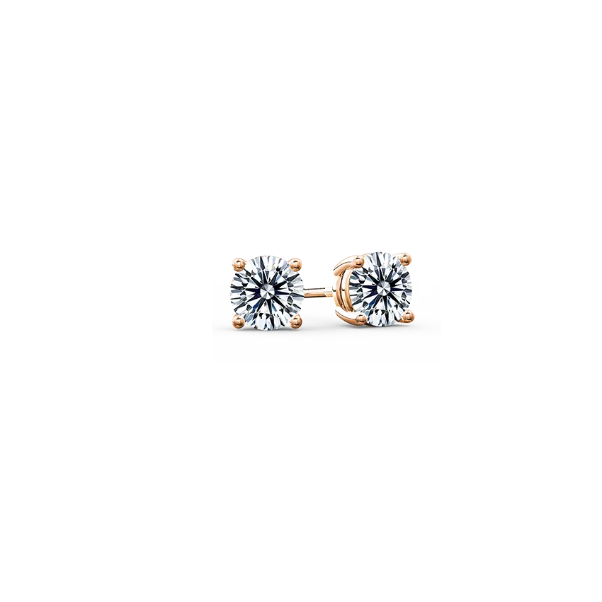Martina | Natural 0.40ct Diamond 4 Claw Studs