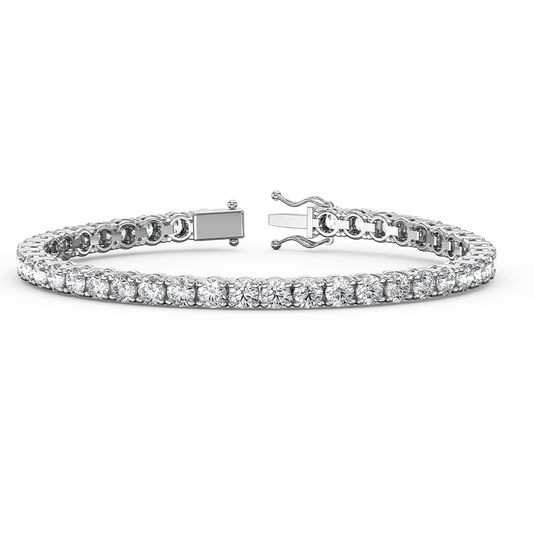 Lucy | Lab Grown 10.00ct Diamond Tennis Bracelet