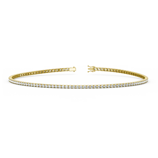Meena | Natural 1.00ct Diamond Tennis Bracelet