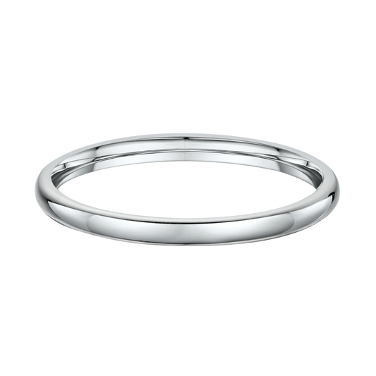 Andre | 9ct White Gold 2mm Dome Ring
