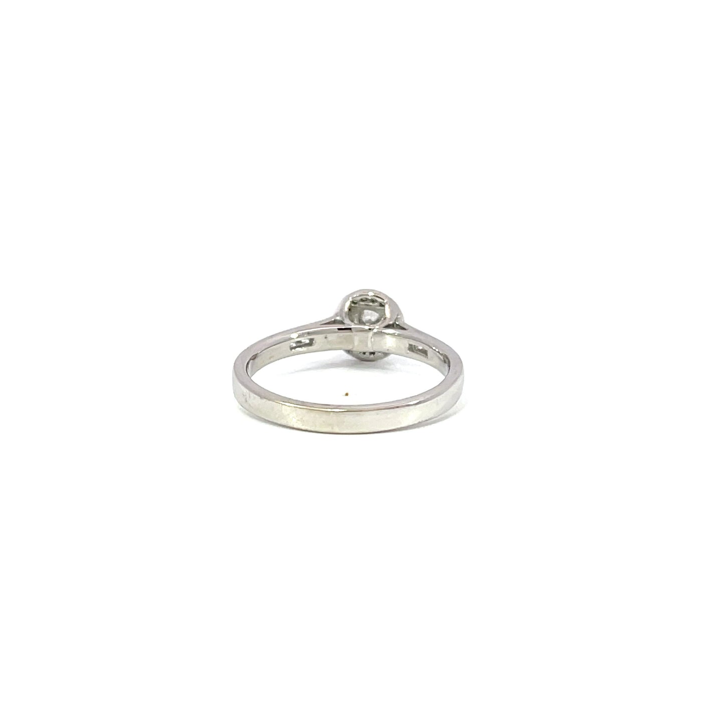 Aurora Halo Diamond Ring | 9ct White Gold