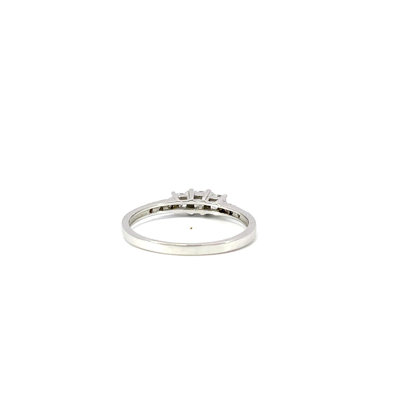 Trilogy Diamond Ring | 9ct White Gold