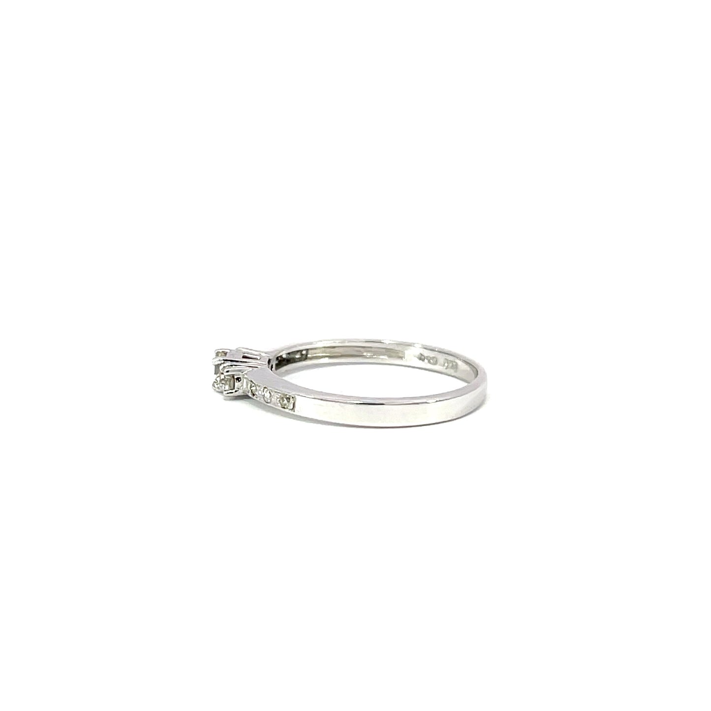 Celeste Trilogy Diamond Ring | 18ct White Gold
