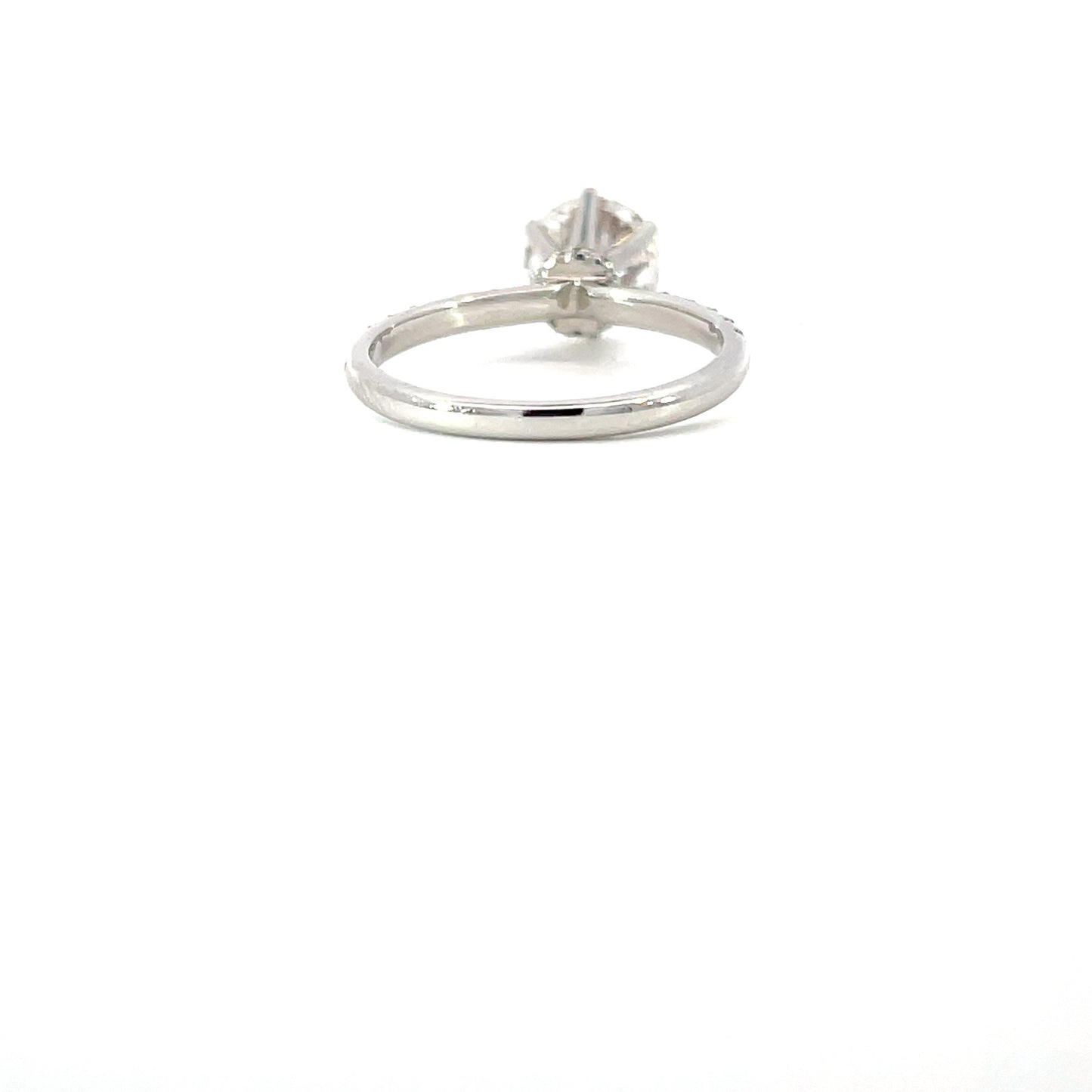 Sheldon | 18ct White Gold Lab Grown Diamond with Hidden Natural Diamond Accents