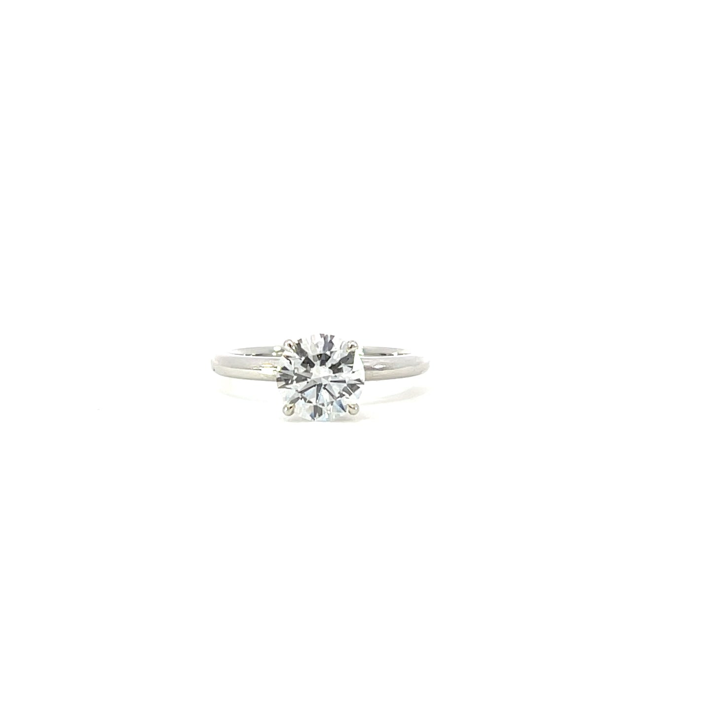 Crystelle | 18ct White Gold Lab Grown Diamond Engagement Ring – 1.50ct E VS1 with Natural Diamond Halo