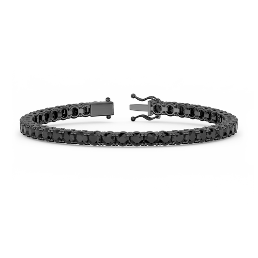 Gianni | Natural 11ct Black Diamond Bracelet