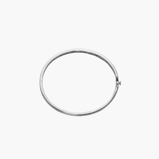 18ct White Gold Bangle