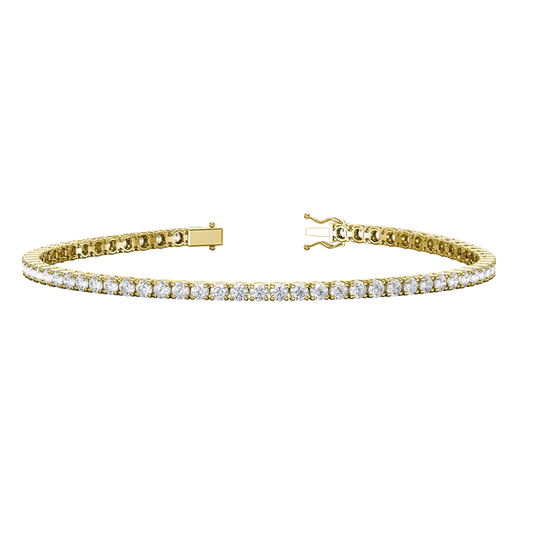 Frances | Natural 3.00ct Diamond Tennis Bracelet