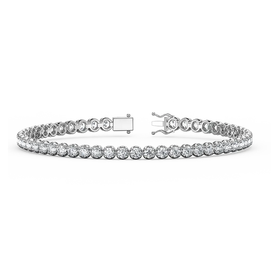 Ruth | Natural 3.00ct Diamond Tennis Bracelet