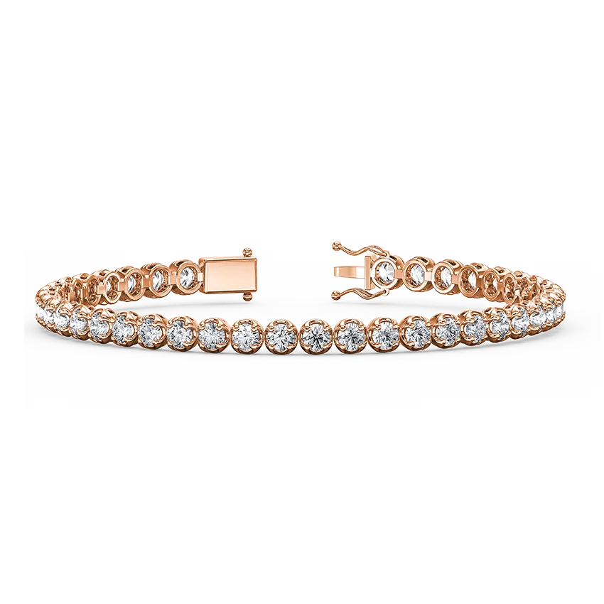 Adelaide | Natural 4.00ct Diamond Tennis Bracelet