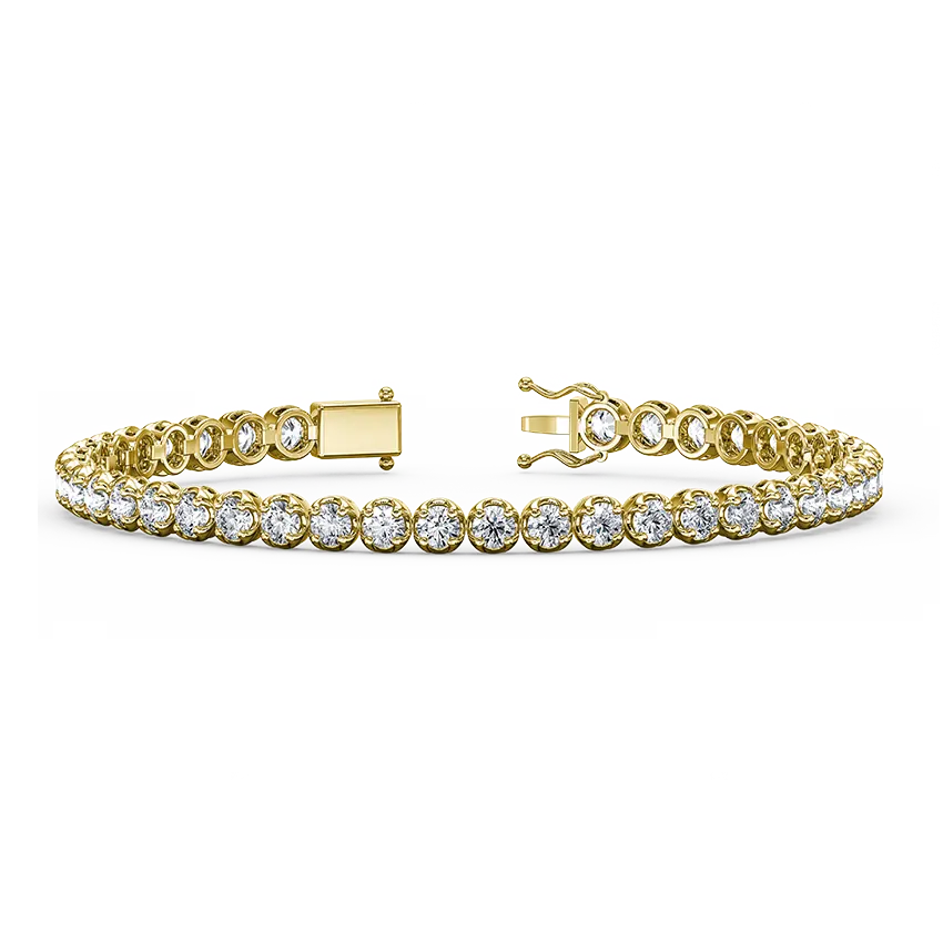 Adelaide | Natural 4.00ct Diamond Tennis Bracelet