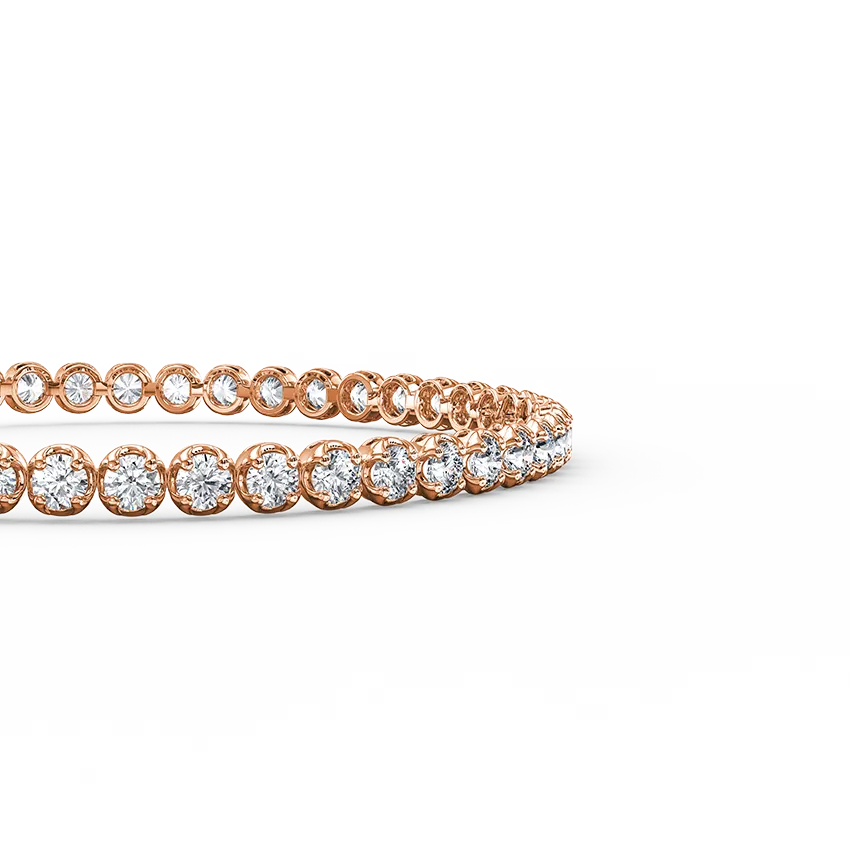 Adelaide | Natural 4.00ct Diamond Tennis Bracelet