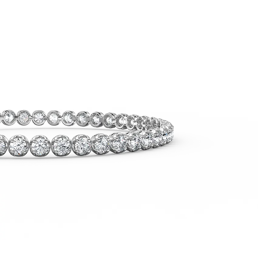 Adelaide | Natural 4.00ct Diamond Tennis Bracelet