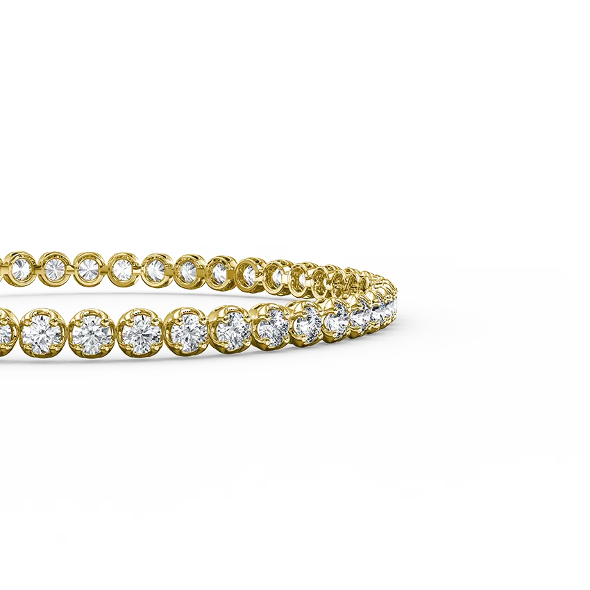 Adelaide | Natural 4.00ct Diamond Tennis Bracelet