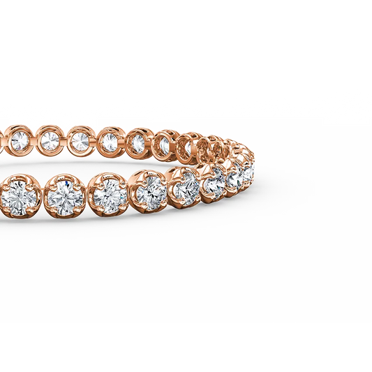 Loma | Natural 7.00ct Diamond Tennis Bracelet