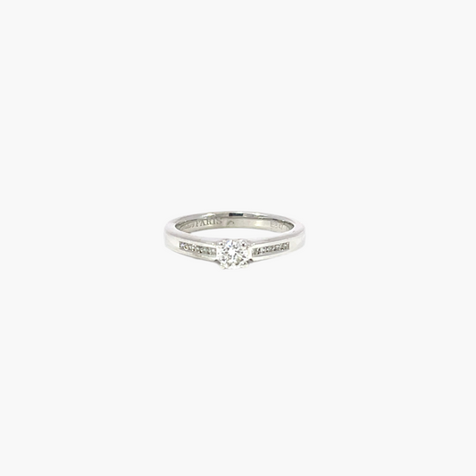 Allegra Ring | 18ct White Gold with Channel-Set Diamonds