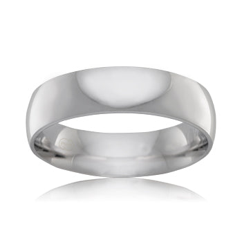 Brooklyn | 18ct White Gold Polished Wedder