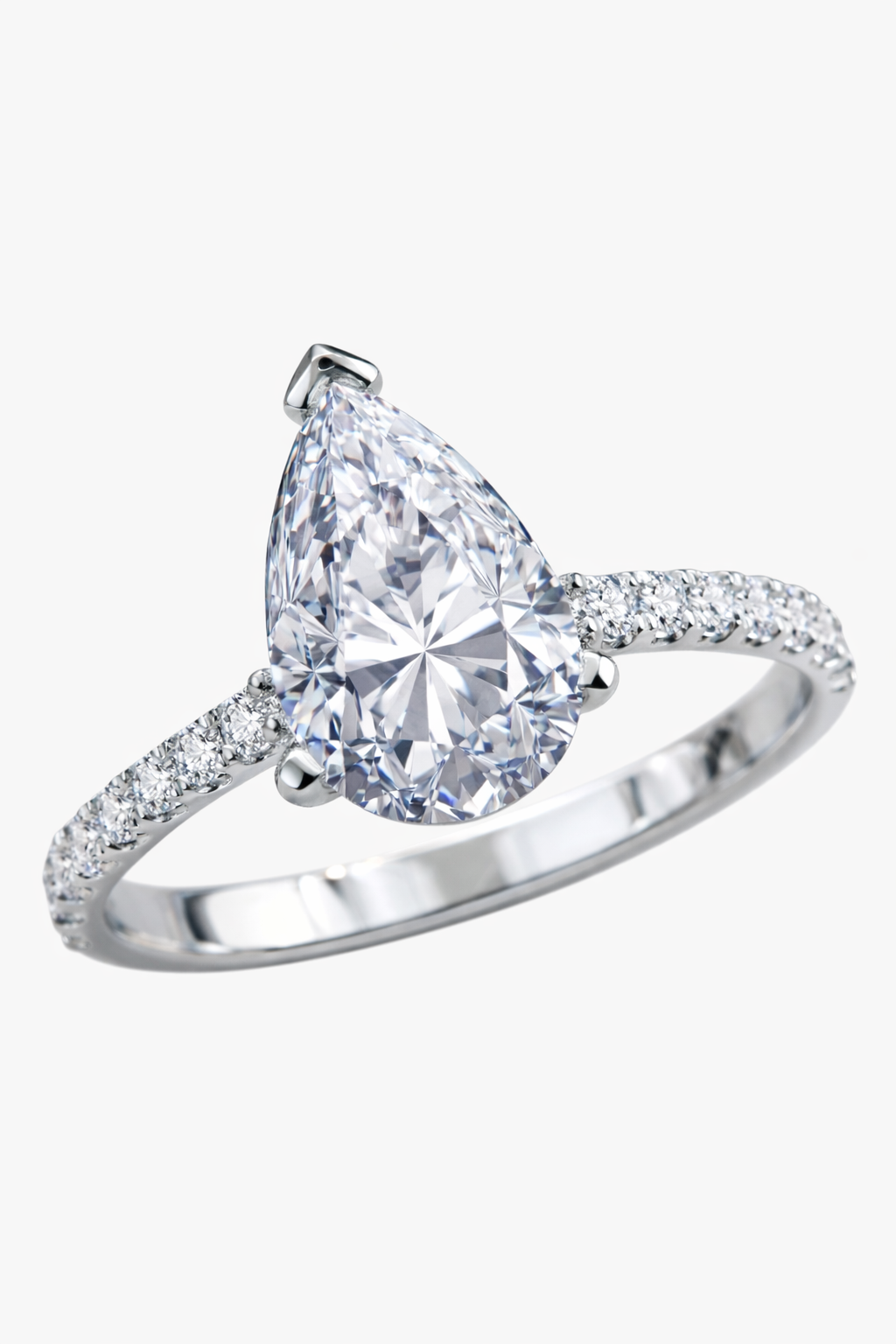 Mira | Pear Cut Solitaire Engagement Ring
