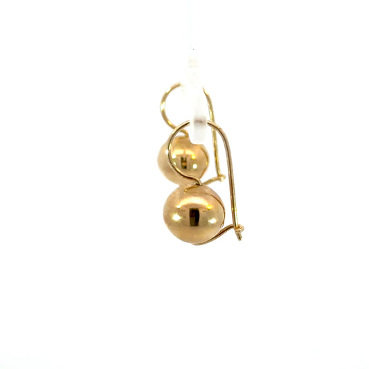 Naser | 9 Carat Yellow Gold Shepherd’s Hook Earrings