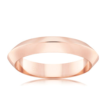 Eric | 18ct Rose Gold Polished Wedder