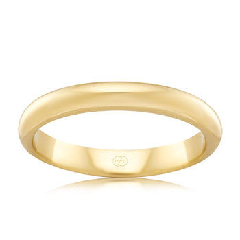 Lex | 18ct Yellow Gold Polished Wedder