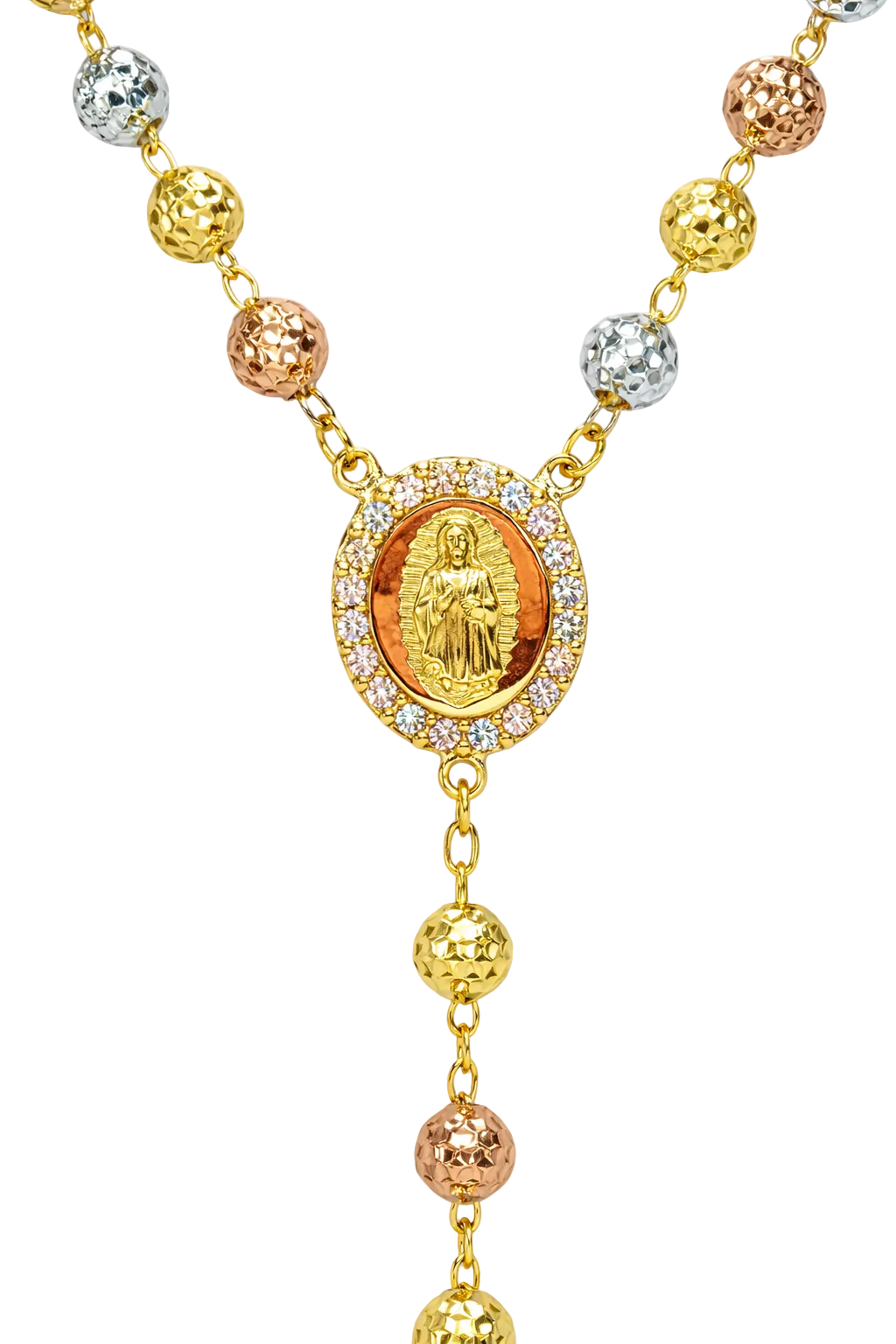 Gisella | 18ct three tone Rosary