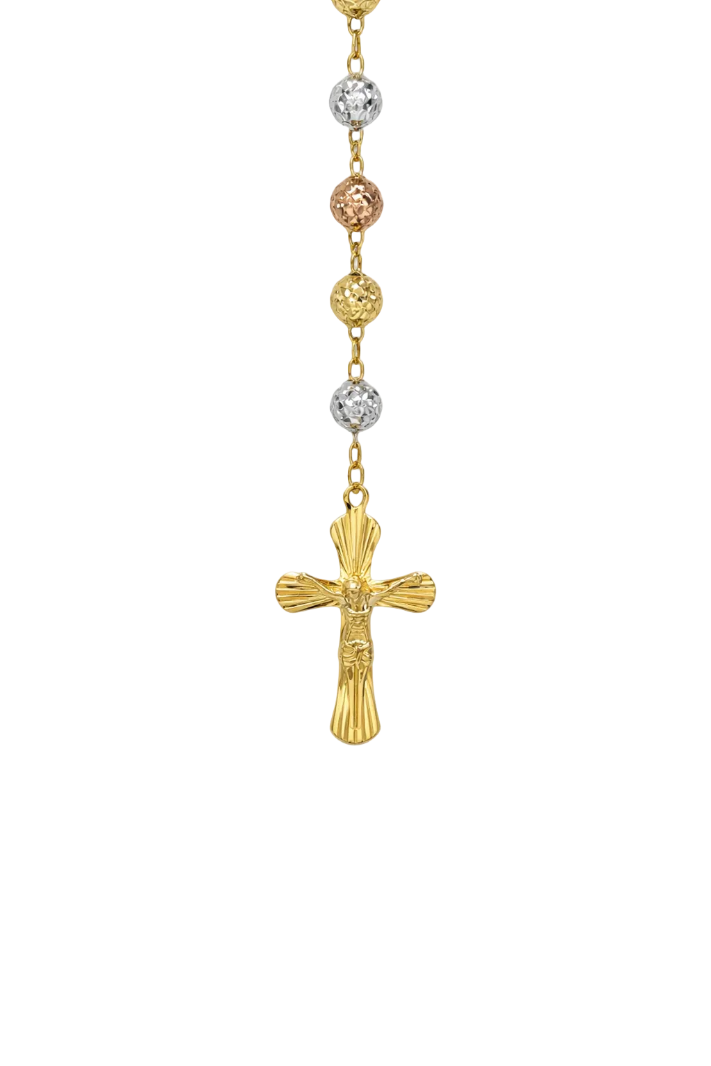 Gisella | 18ct three tone Rosary