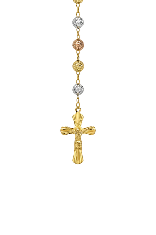 Gisella | 18ct three tone Rosary