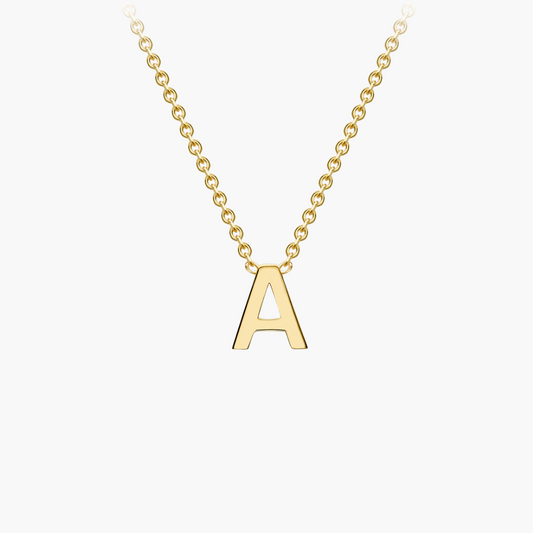 9ct Yellow Gold Initial “A” Necklace