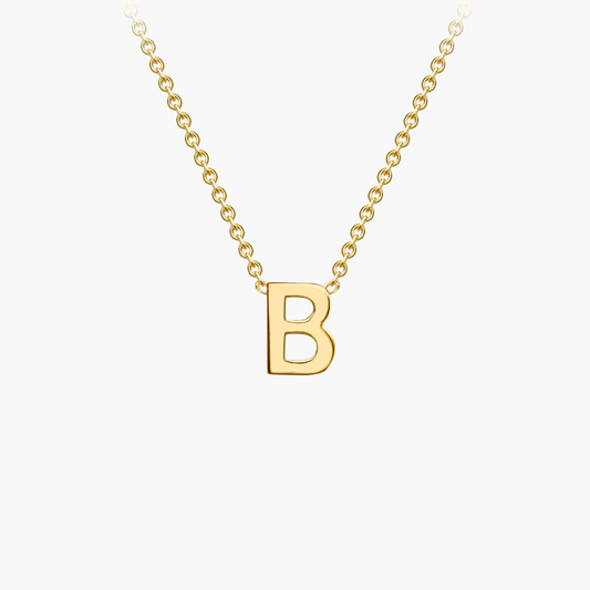 9ct Yellow Gold Initial “B” Necklace